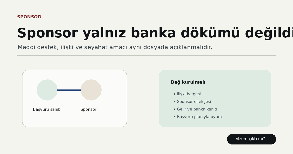 Sponsorlu başvuru dosyası